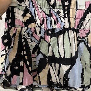 Free people way home butterfly print shorts